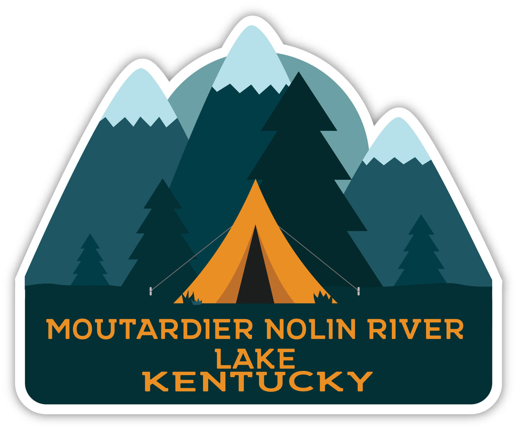 Moutardier Nolin River Lake Kentucky Souvenir Decorative Stickers (Choose theme and size)