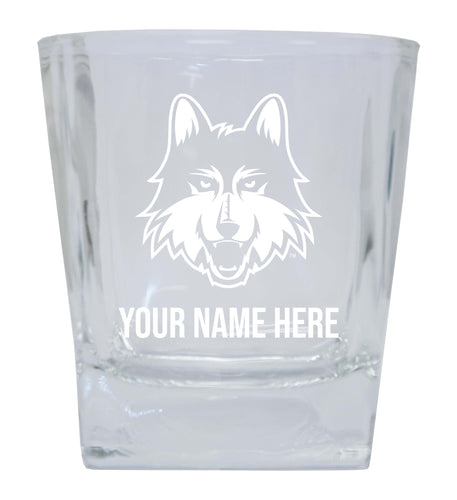Loyola University Ramblers 2-Pack Personalized NCAA Spirit Elegance 10oz Etched Glass Tumbler