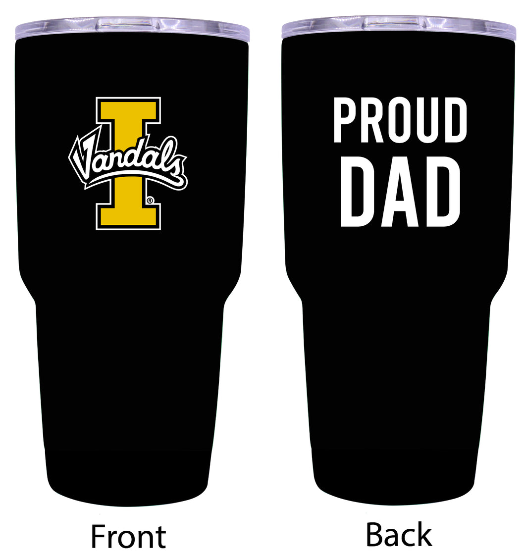 Idaho Vandals Proud Dad 24 oz Insulated Stainless Steel Tumbler Black