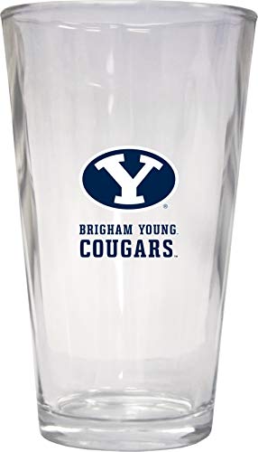 NCAA Brigham Young Cougars Officially Licensed Logo Pint Glass – Classic Collegiate Beer Glassware
