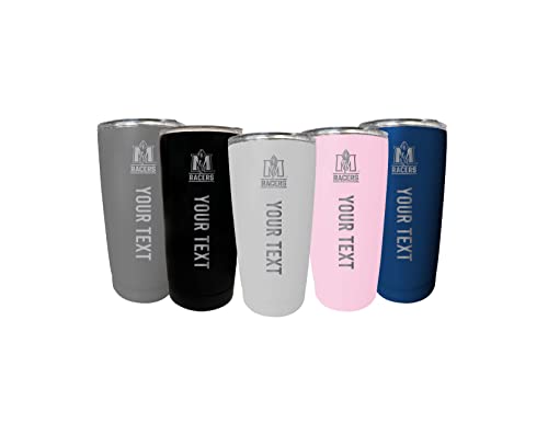 R and R Imports Collegiate Custom Personalized Murray State University 16 oz Etched Insulated Stainless Steel Tumbler with Engraved Name Choice of Color