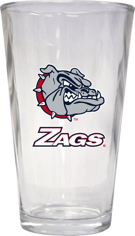 NCAA Gonzaga Bulldogs Officially Licensed Logo Pint Glass – Classic Collegiate Beer Glassware