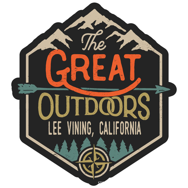 Lee Vining California Souvenir Decorative Stickers (Choose theme and size)