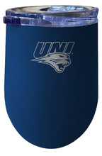 Load image into Gallery viewer, Northern Iowa Panthers 12 oz Etched Insulated Wine Stainless Steel Tumbler - Northern Iowa Panthers
