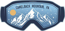 Load image into Gallery viewer, Camelback Mountain Pennsylvania Ski Adventures Souvenir 4 Inch Vinyl Decal Sticker 4-Pack
