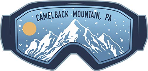 Camelback Mountain Pennsylvania Ski Adventures Souvenir 4 Inch Vinyl Decal Sticker 4-Pack