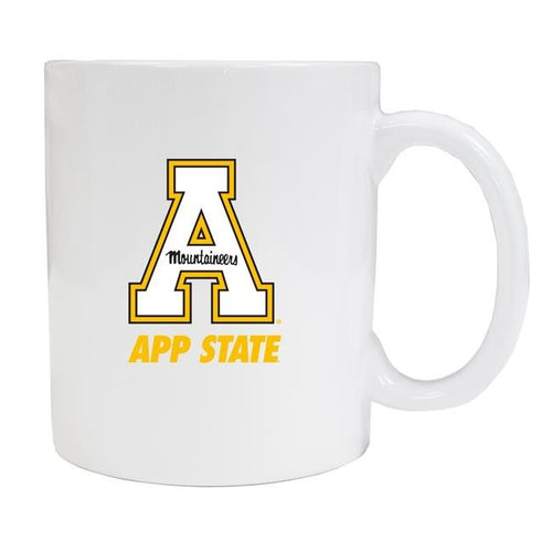 Appalachian State White Ceramic NCAA Fan Mug 2-Pack (White)
