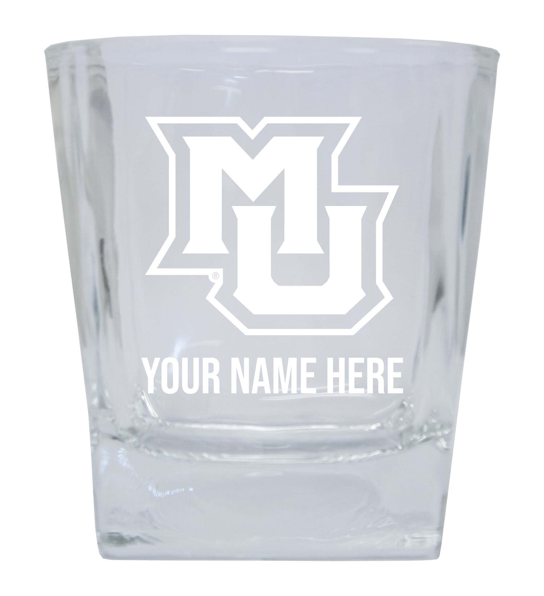 Marquette Golden Eagles NCAA Spirit Elegance - 5 ozPersonalized With Custom Name Etched Shooter Glass Tumbler 2-Pack