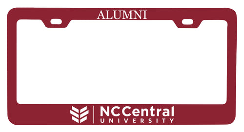 NCAA North Carolina Central Eagles Alumni License Plate Frame - Colorful Heavy Gauge Metal, Officially Licensed