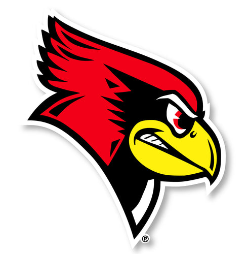 Illinois State Redbirds 2-Inch Mascot Logo NCAA Vinyl Decal Sticker for Fans, Students, and Alumni