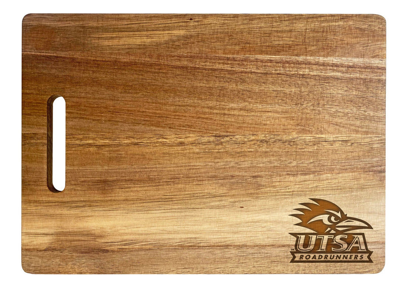 UTSA Road Runners Classic Acacia Wood Cutting Board - Small Corner Logo