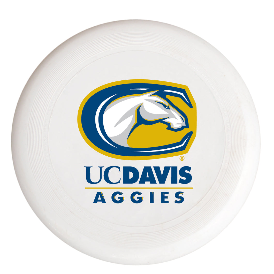 UC Davis Aggies NCAA Licensed Flying Disc - Premium PVC, 10.75” Diameter, Perfect for Fans & Players of All Levels