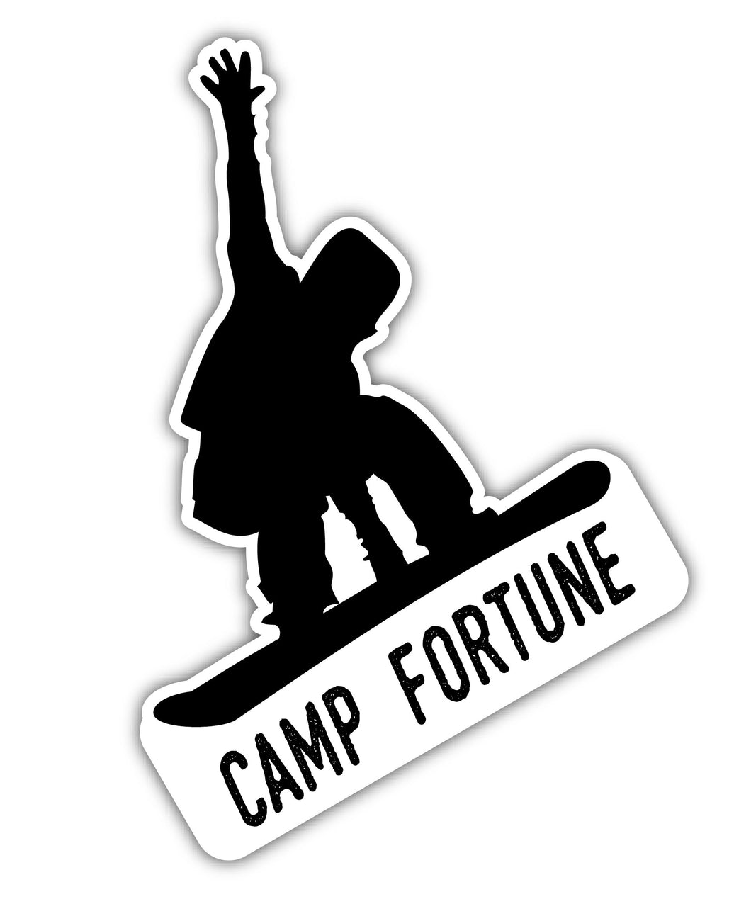 Camp Fortune Quebec Ski Adventures Souvenir Approximately 5 x 2.5-Inch Vinyl Decal Sticker Goggle Design