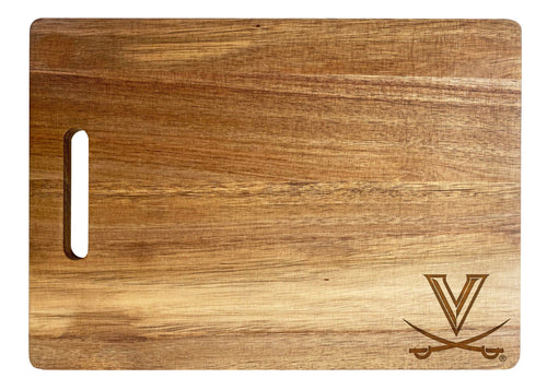 Virginia Cavaliers Classic Acacia Wood Cutting Board - Small Corner Logo