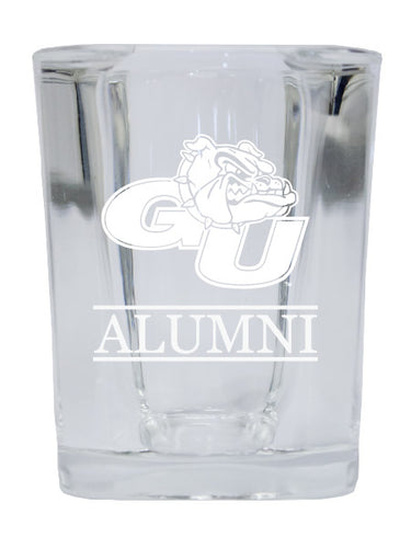 NCAA Gonzaga Bulldogs Alumni 2oz Laser Etched Square Shot Glass 