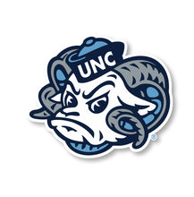 Load image into Gallery viewer, UNC Tar Heels 2-Inch Mascot Logo NCAA Vinyl Decal Sticker for Fans, Students, and Alumni
