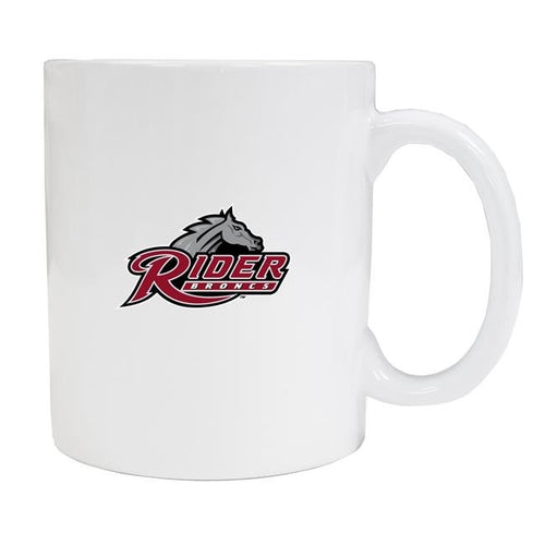 Rider University Broncs White Ceramic NCAA Fan Mug 2-Pack (White)