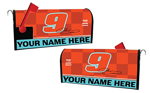 Nascar Custom Personalized #9 Chase Elliott Hooters Mailbox Cover Number Design New for 2022 with Name