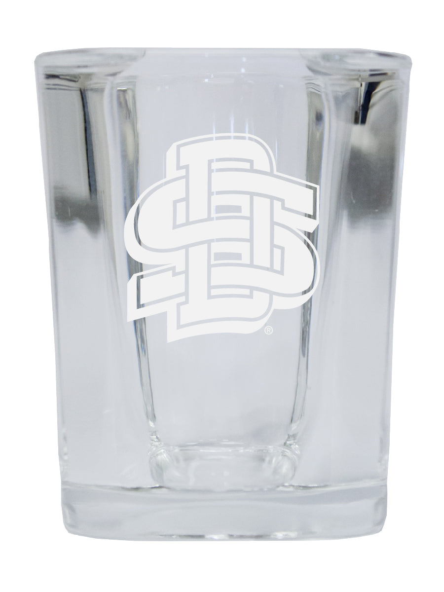 South Dakota State Jackrabbits NCAA Collector's Edition 2oz Square Shot Glass - Laser Etched Logo 