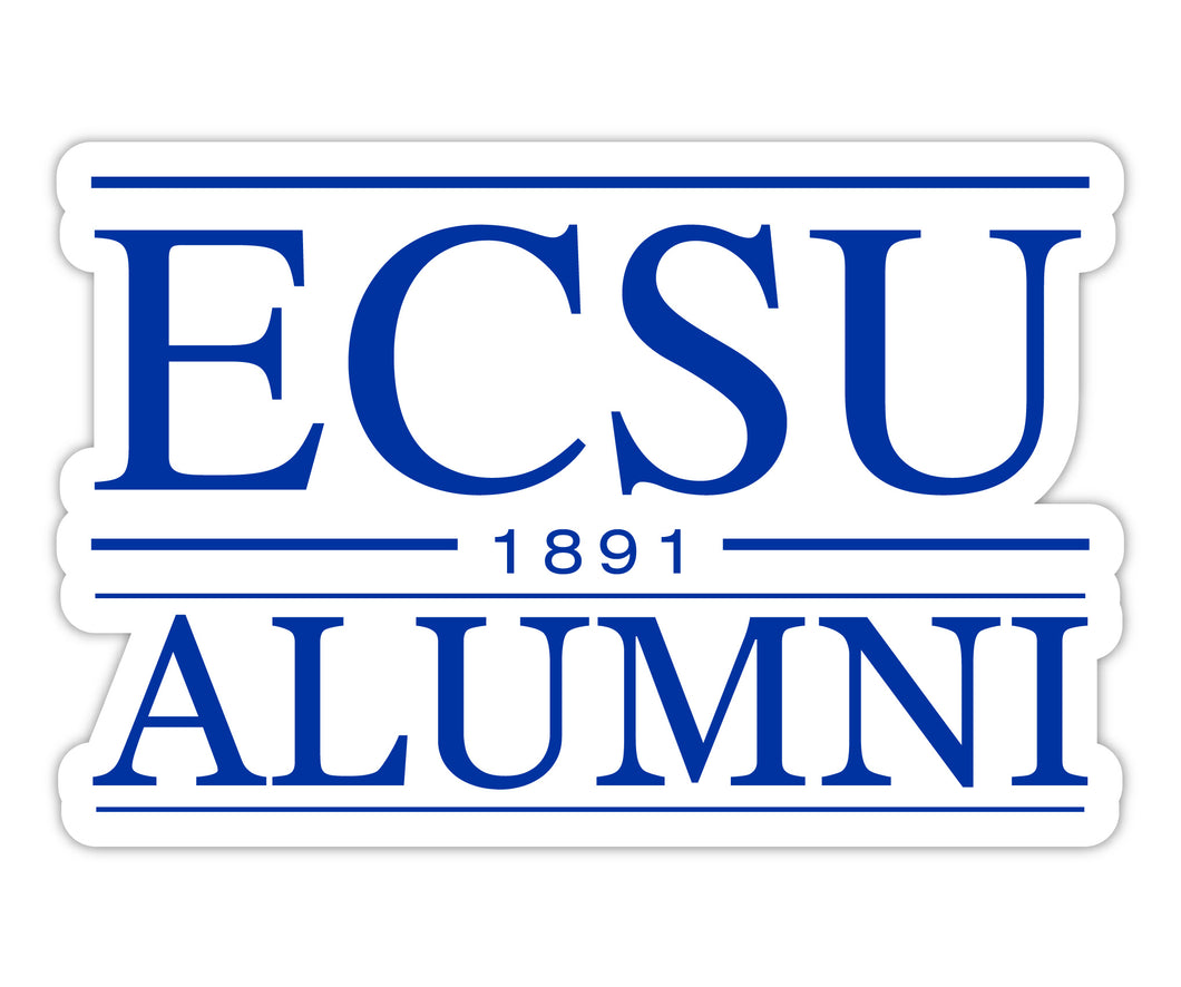 Elizabeth City State University 4-Inch Alumni NCAA Vinyl Sticker - Durable School Spirit Decal