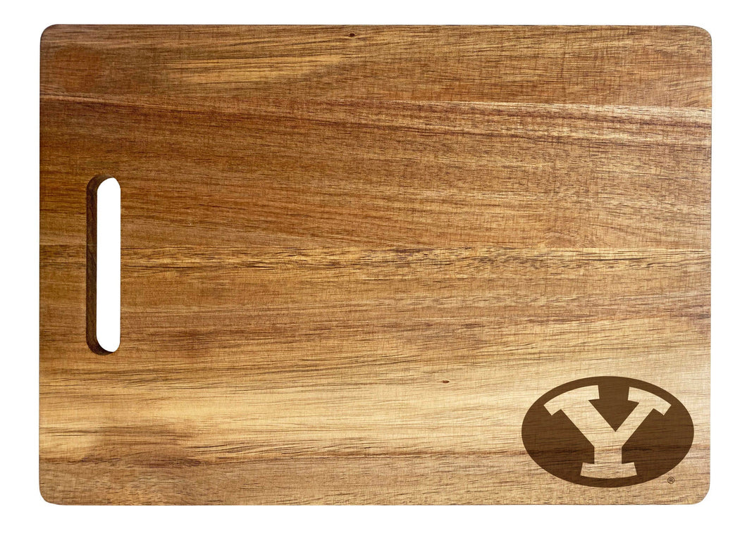 Brigham Young Cougars Engraved Wooden Cutting Board 10