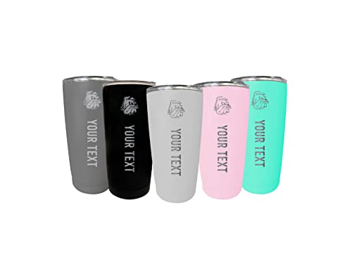 Custom Minnesota Duluth Bulldogs 16 oz Etched Insulated Stainless Steel Tumbler with Engraved Name Choice of Color
