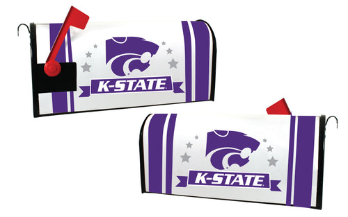 Kansas State Wildcats NCAA Officially Licensed Mailbox Cover Logo and Stripe Design