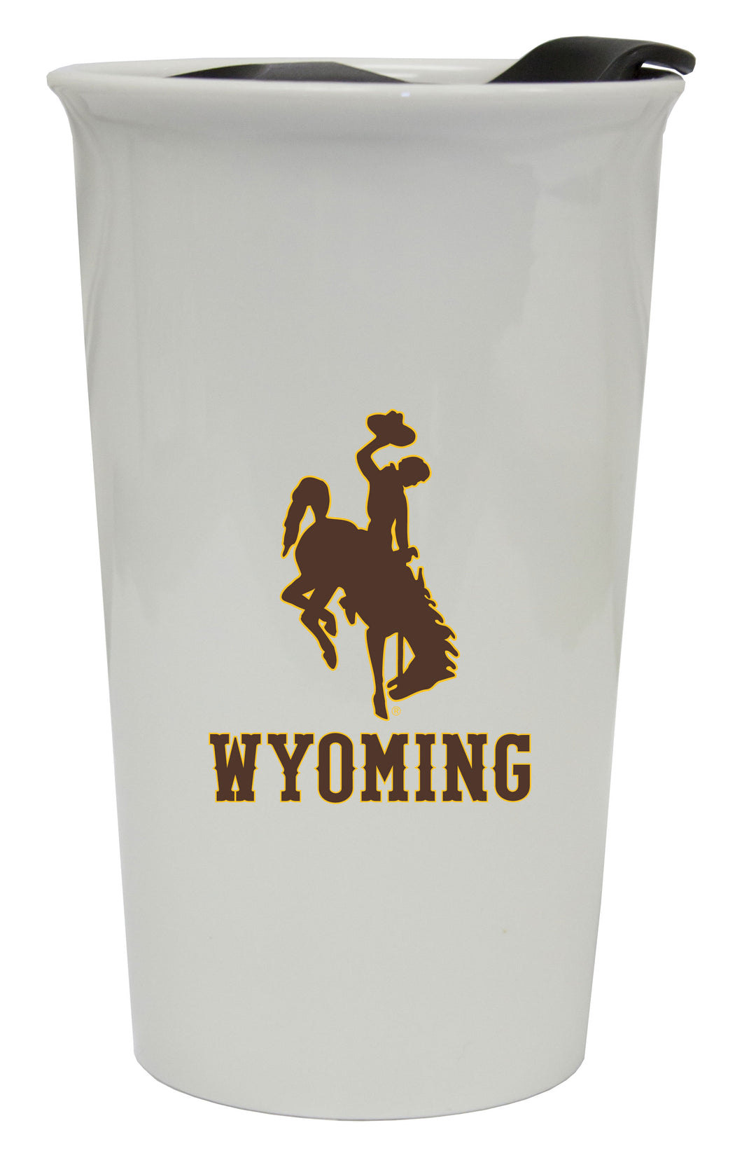 University of Wyoming Double Walled Ceramic Tumbler