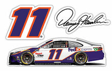 Load image into Gallery viewer, Denny Hamlin NASCAR #11 3 Pack Laser Cut Decal
