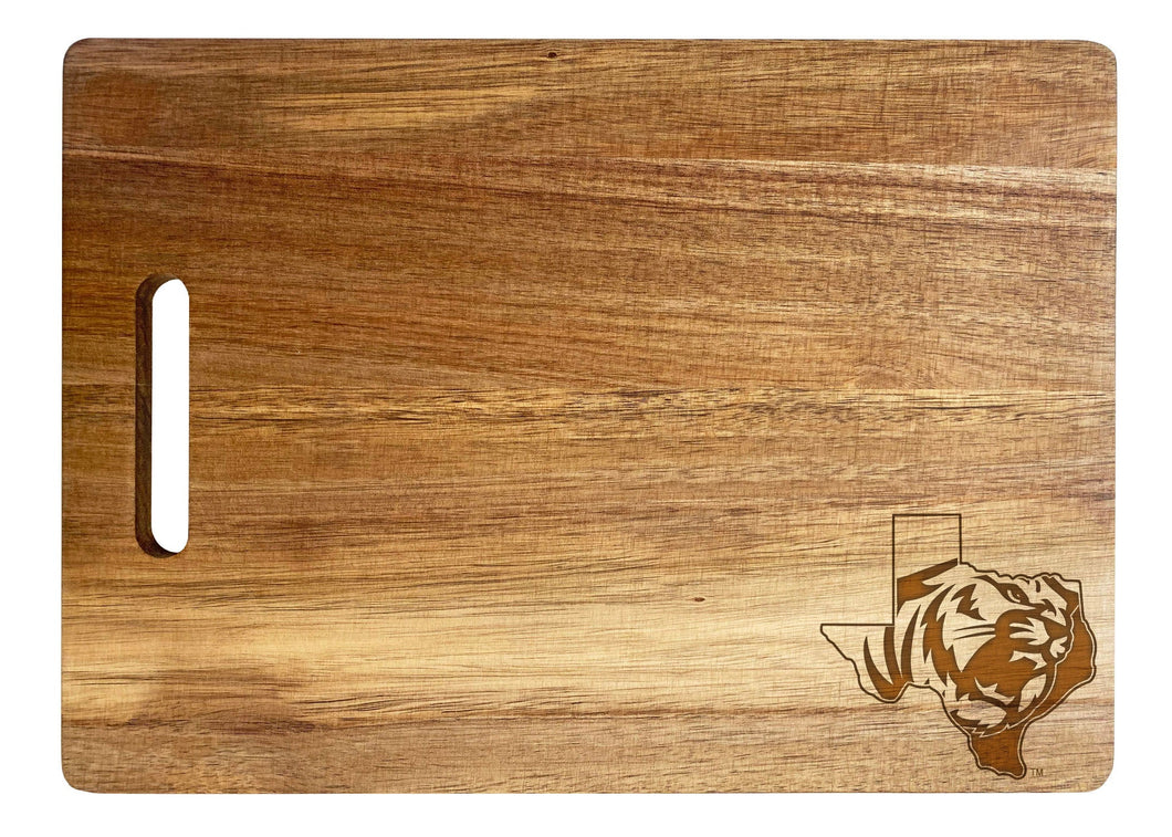 East Texas Baptist University Classic Acacia Wood Cutting Board - Small Corner Logo