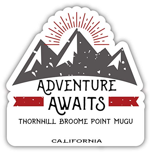 Thornhill Broome Point Mugu California Souvenir Decorative Stickers (Choose theme and size)