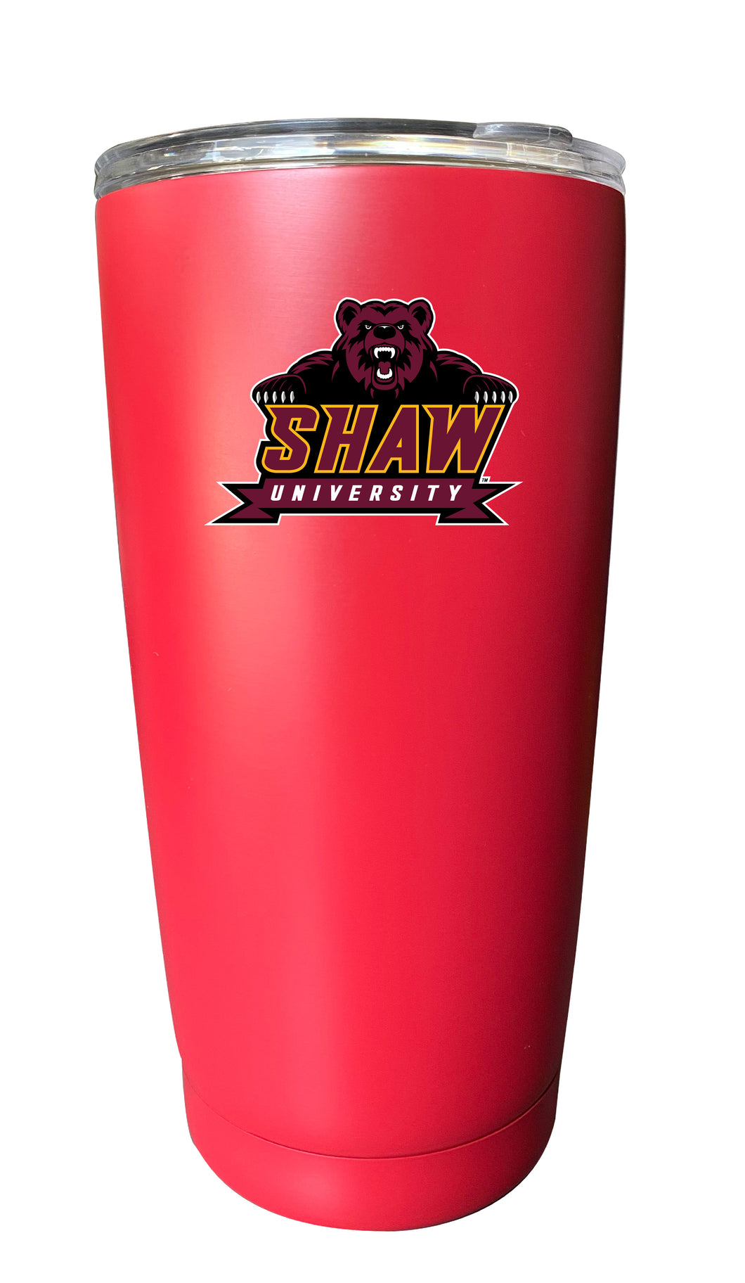Shaw University Bears NCAA Insulated Tumbler - 16oz Stainless Steel Travel Mug Choose Your Color