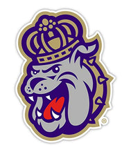 Load image into Gallery viewer, James Madison Dukes 2-Inch Mascot Logo NCAA Vinyl Decal Sticker for Fans, Students, and Alumni
