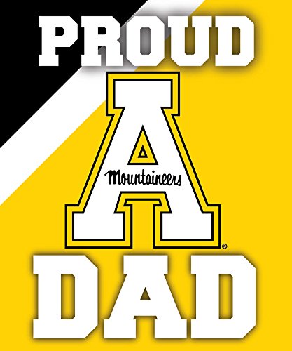 Appalachian State 5x6-Inch Proud Dad NCAA - Durable School Spirit Vinyl Decal Perfect Gift for Dad