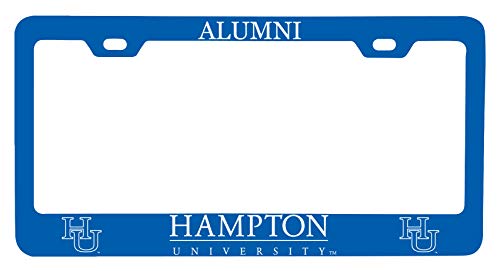 NCAA Hampton University Alumni License Plate Frame - Colorful Heavy Gauge Metal, Officially Licensed