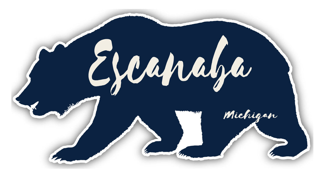 Escanaba Michigan Souvenir Decorative Stickers (Choose theme and size)