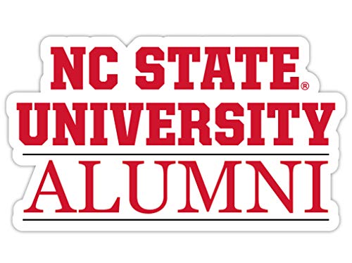 NC State Wolfpack 4-Inch Alumni 4-Pack NCAA Vinyl Sticker - Durable School Spirit Decal
