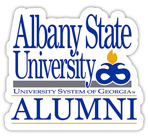 Albany State University 4-Inch Alumni 4-Pack NCAA Vinyl Sticker - Durable School Spirit Decal