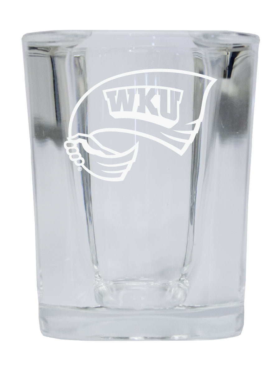 Western Kentucky Hilltoppers NCAA Collector's Edition 2oz Square Shot Glass - Laser Etched Logo 