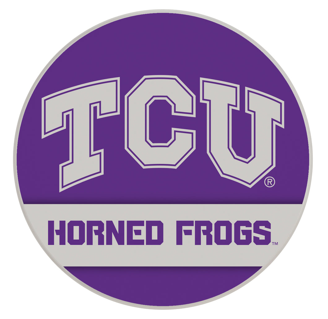 Texas Christian University Officially Licensed Paper Coasters (4-Pack) - Vibrant, Furniture-Safe Design
