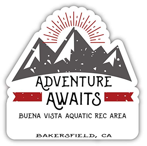 Buena Vista Aquatic Rec Area Bakersfield California Souvenir Decorative Stickers (Choose theme and size)