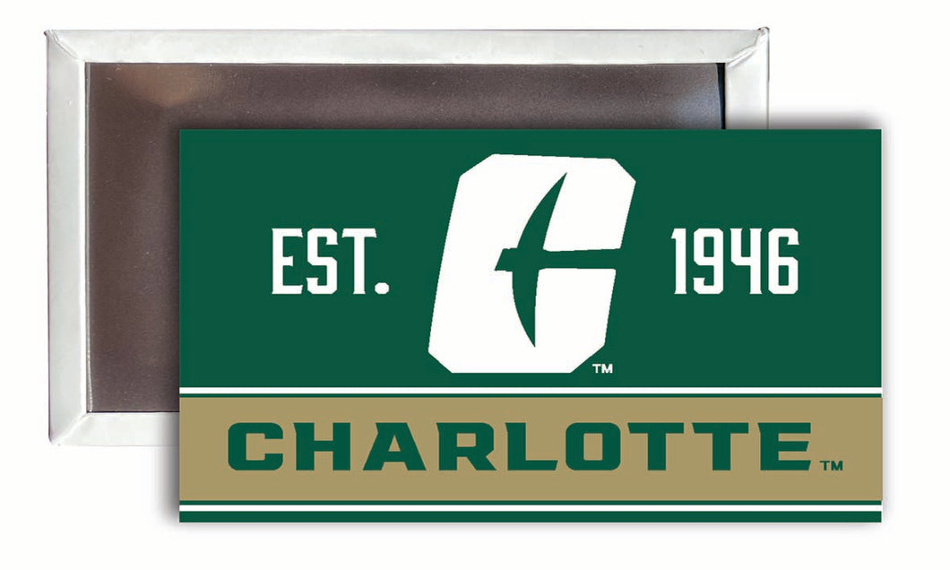 North Carolina Charlotte Forty-Niners  2x3-Inch NCAA Vibrant Collegiate Fridge Magnet - Multi-Surface Team Pride Accessory Single Unit