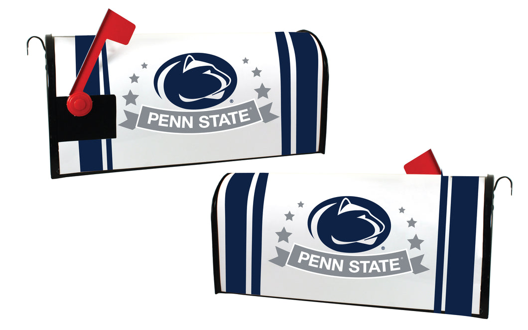 Penn State Nittany Lions NCAA Officially Licensed Mailbox Cover Logo and Stripe Design