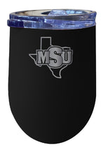 Load image into Gallery viewer, Midwestern State University 12 oz Etched Insulated Wine Stainless Steel Tumbler - Choose Your Color
