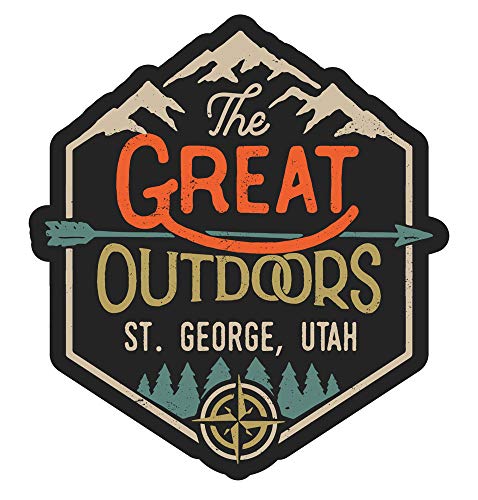 St. George Utah The Great Outdoors Design 4-Inch Fridge Magnet