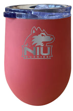 Load image into Gallery viewer, Northern Illinois Huskies 12 oz Etched Insulated Wine Stainless Steel Tumbler - Northern Illinois Huskies
