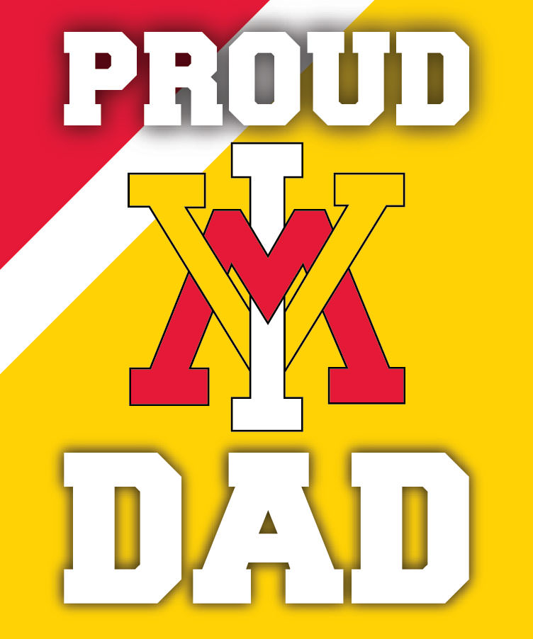 VMI Keydets 5x6-Inch Proud Dad NCAA - Durable School Spirit Vinyl Decal Perfect Gift for Dad