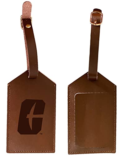Elegant North Carolina Charlotte Forty-Niners NCAA Leather Luggage Tag with Engraved Logo