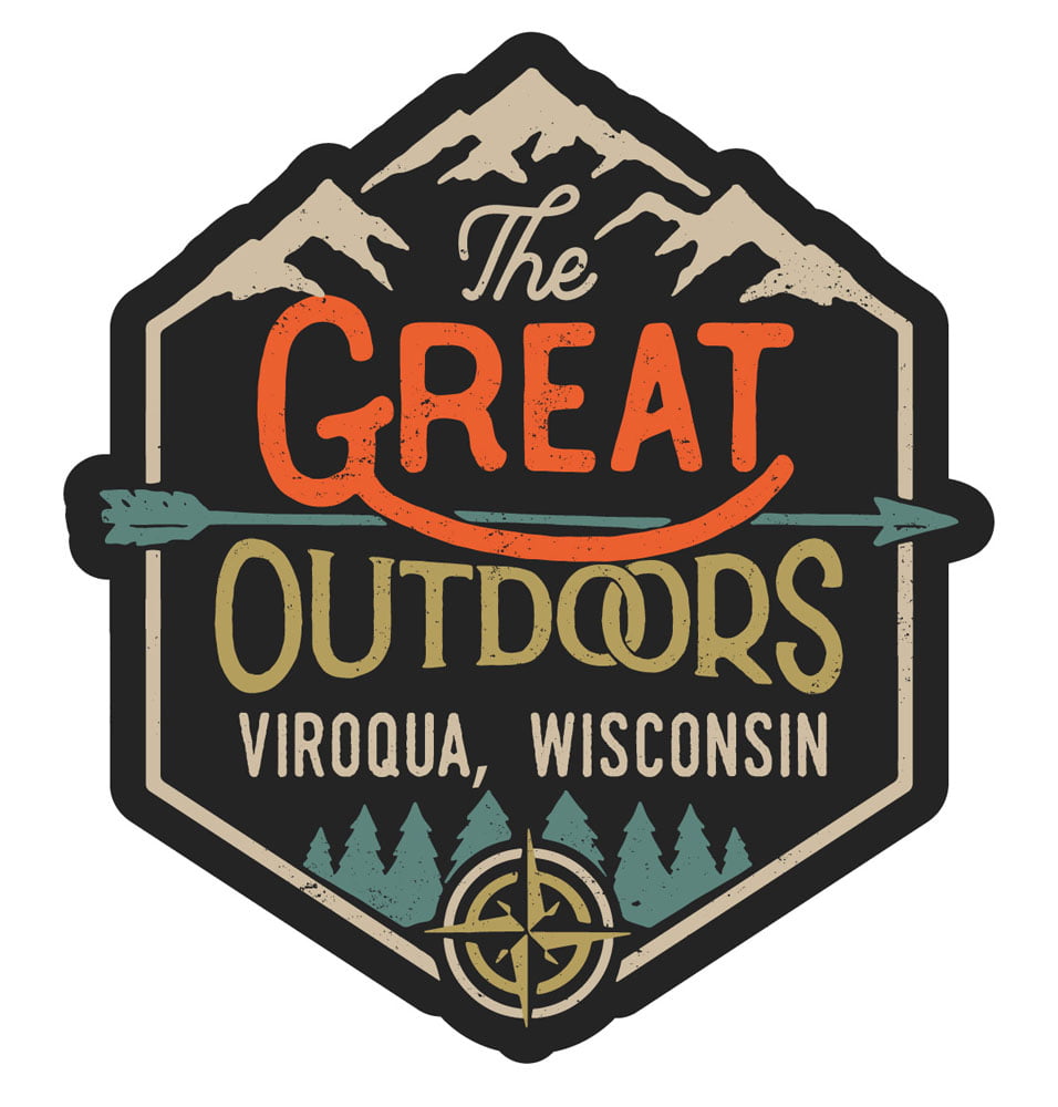 Viroqua Wisconsin Souvenir Decorative Stickers (Choose theme and size)