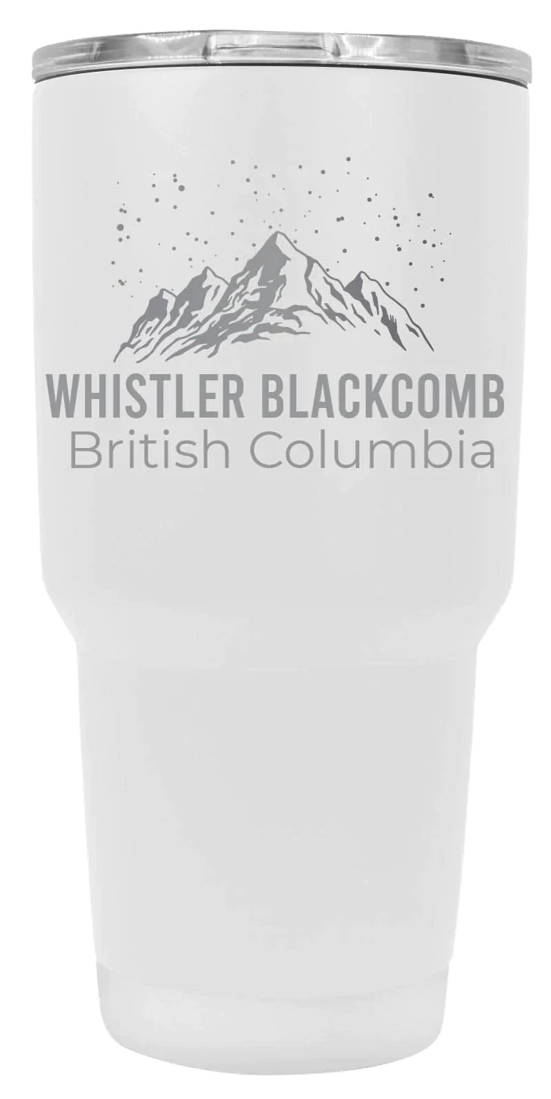 Whistler Blackcomb British Columbia Ski Snowboard Winter Souvenir Laser Engraved 24 oz Insulated Stainless Steel Tumbler